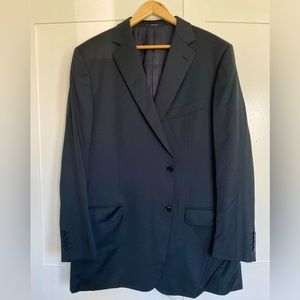 Ermenegildo Zegna charcoal men’s suit jacket 62L